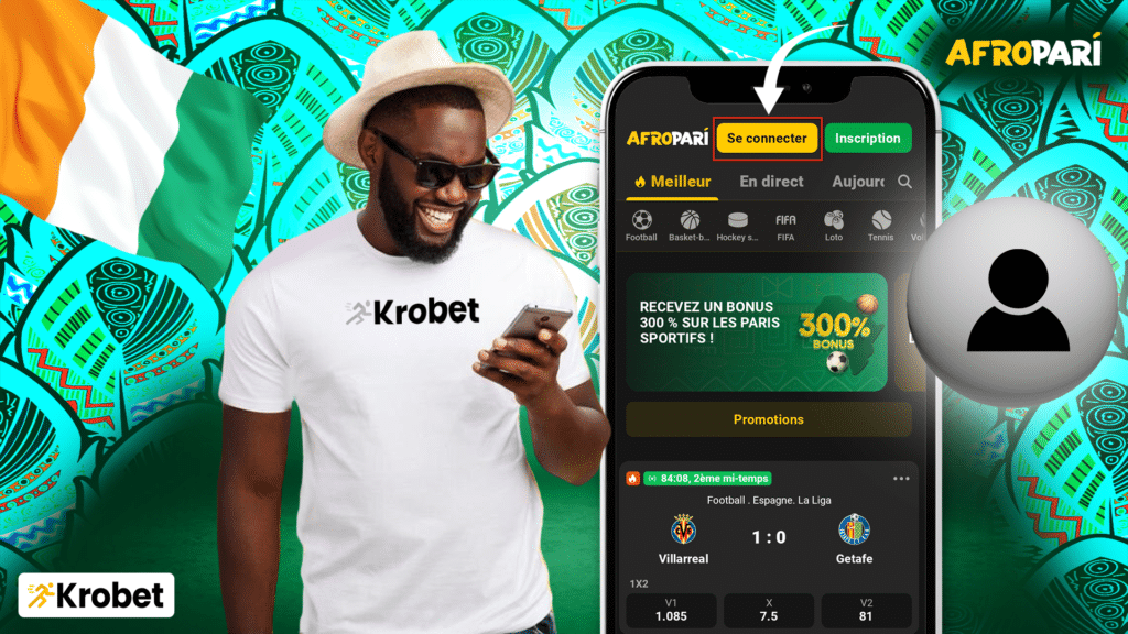 Afropari Côte d'Ivoire connexion - comment se connecter