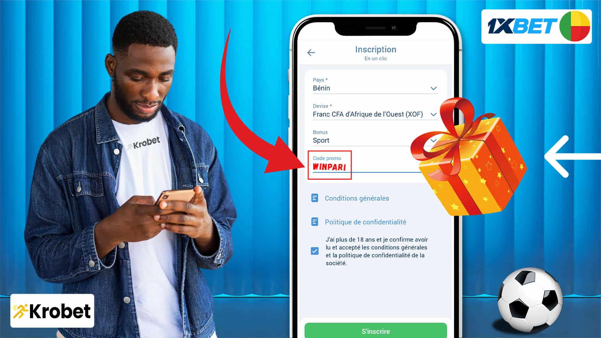 Code promo 1xBet Bénin