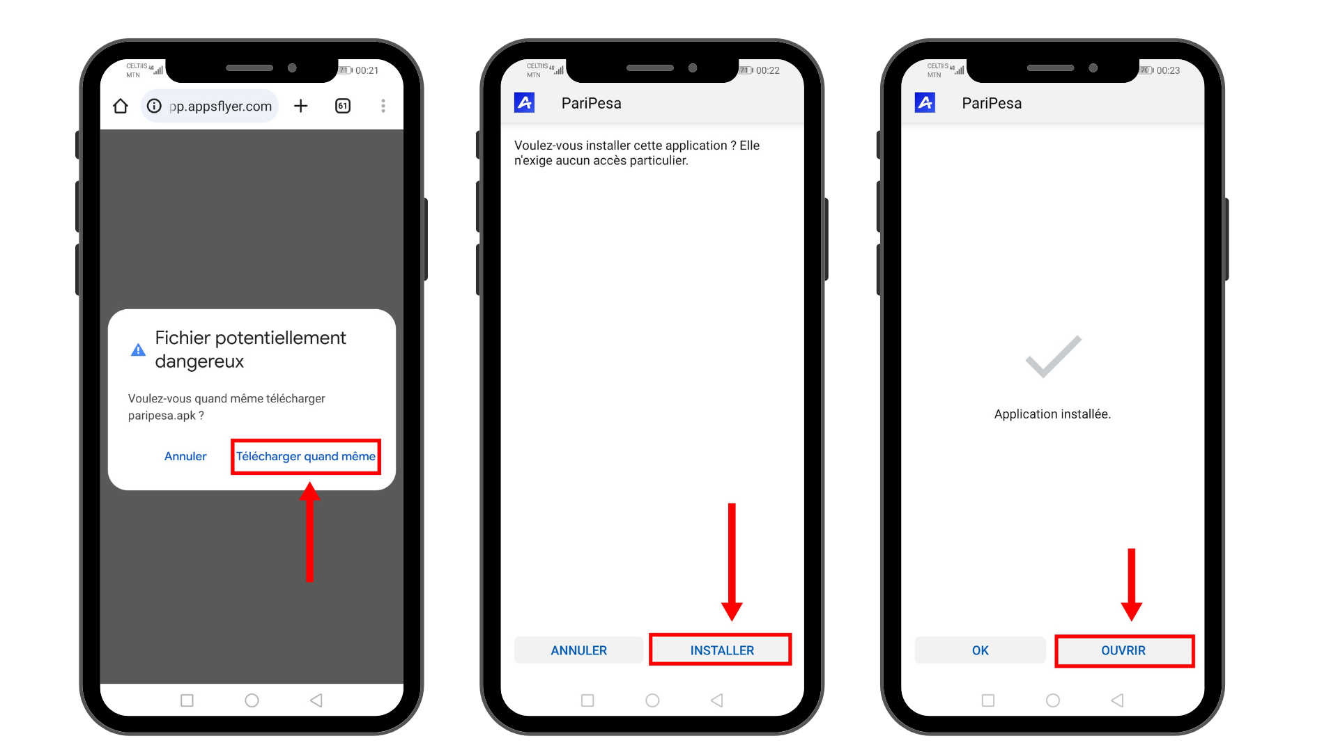 Comment télécharger PariPesa Sénégal Apk sur Android