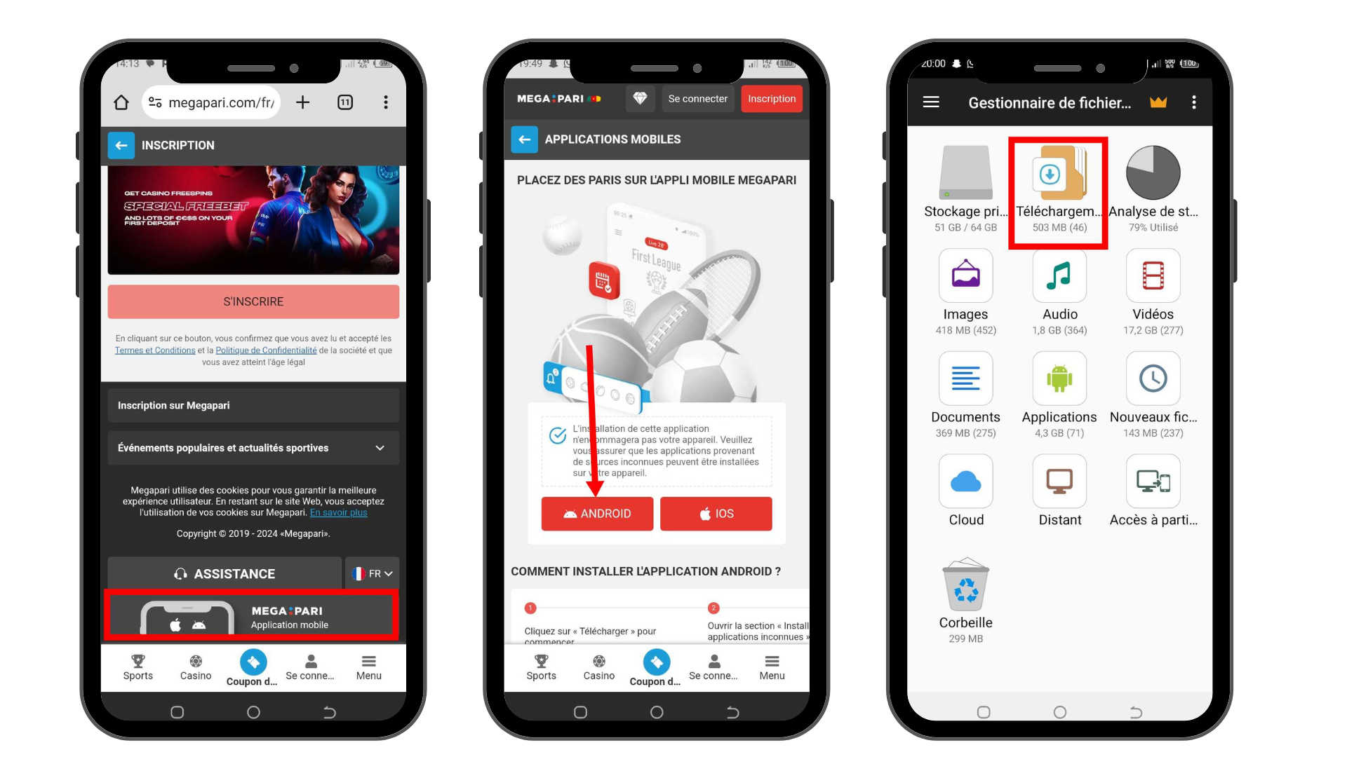 Comment télécharger Megapari Cameroun Apk sur Android