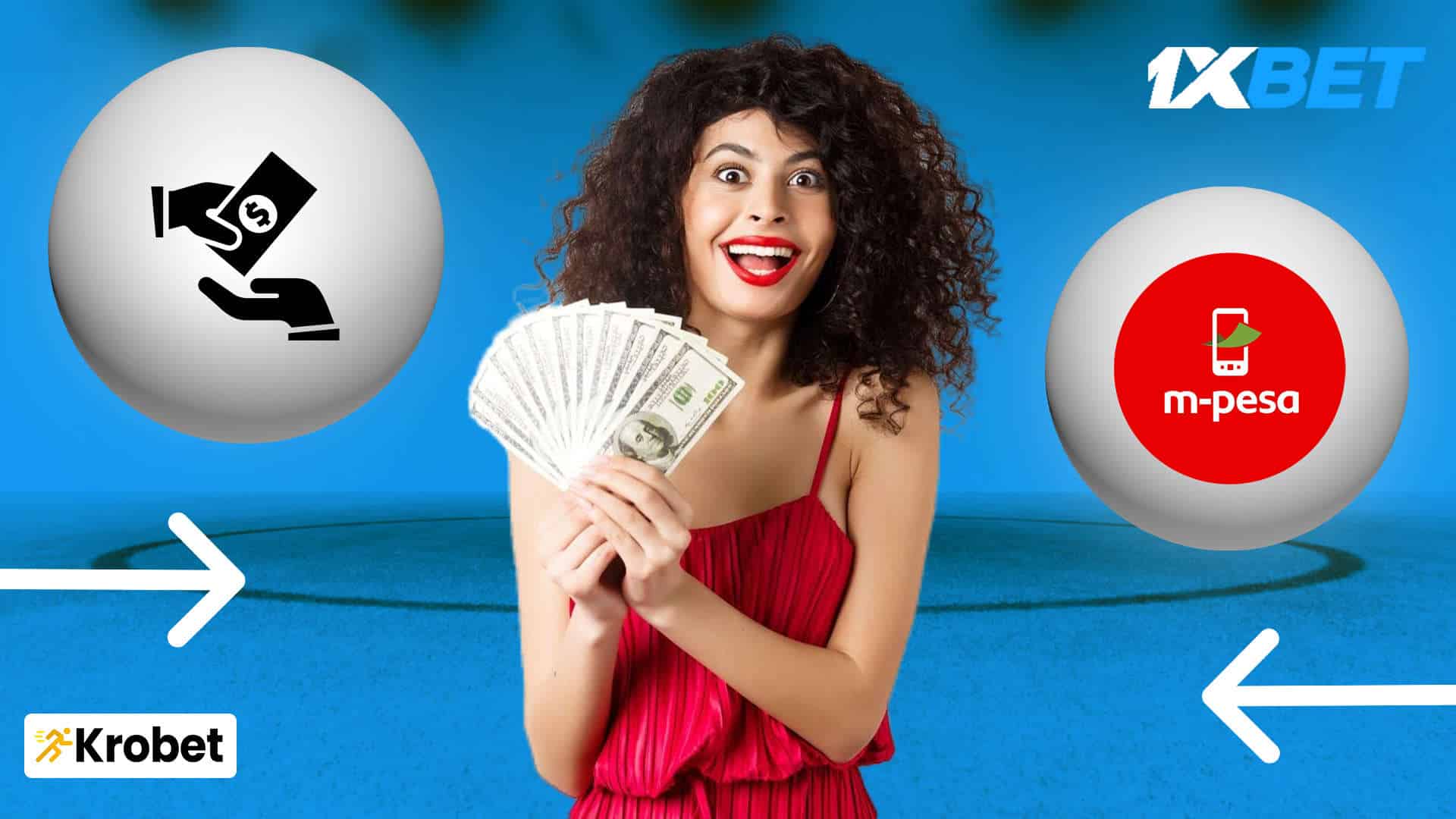 Comment retirer de l'argent sur 1xbet avec M-Pesa