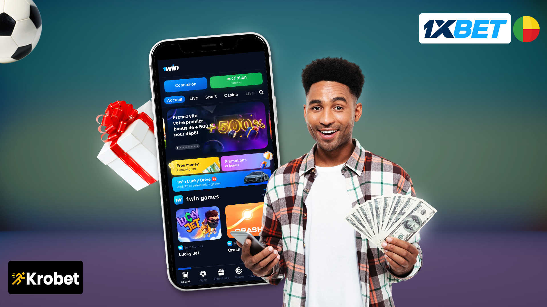 1xBet Bénin inscription