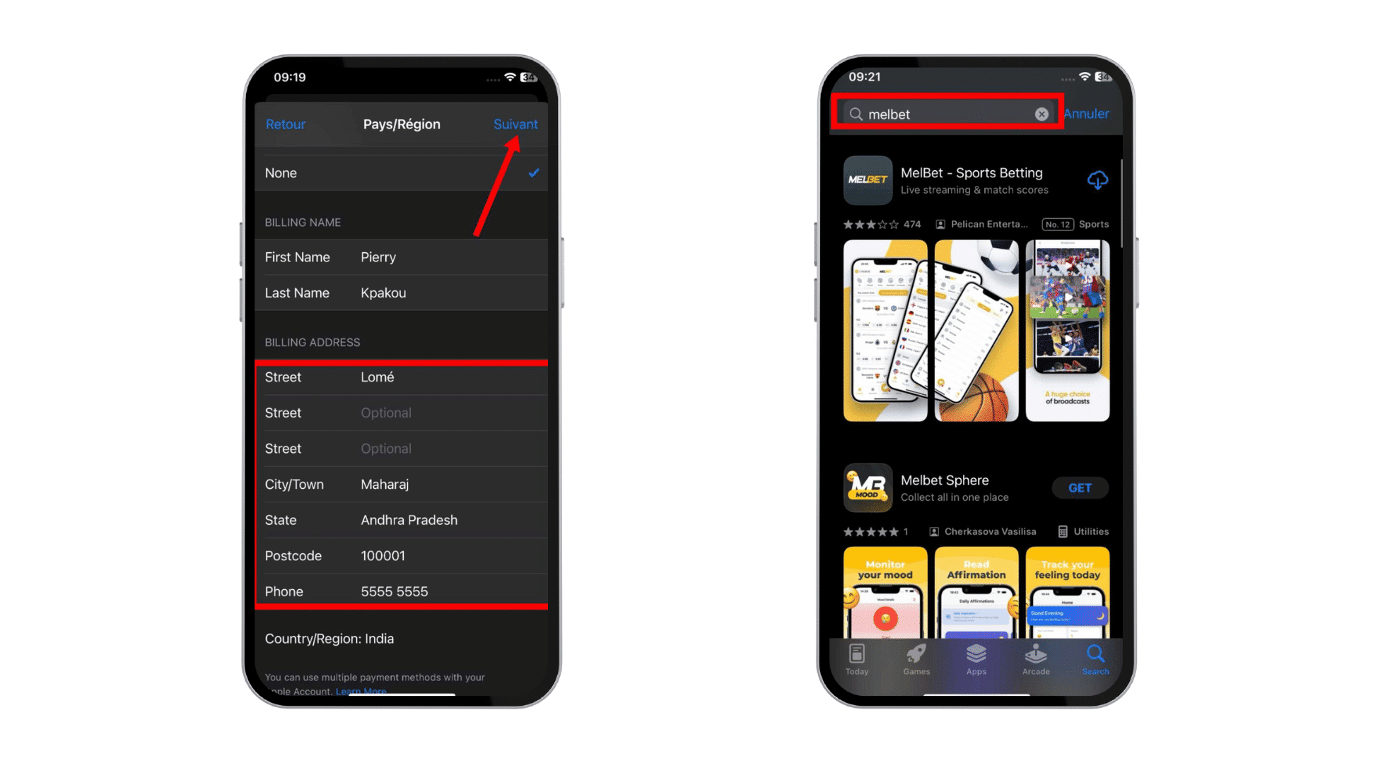 melbet ios