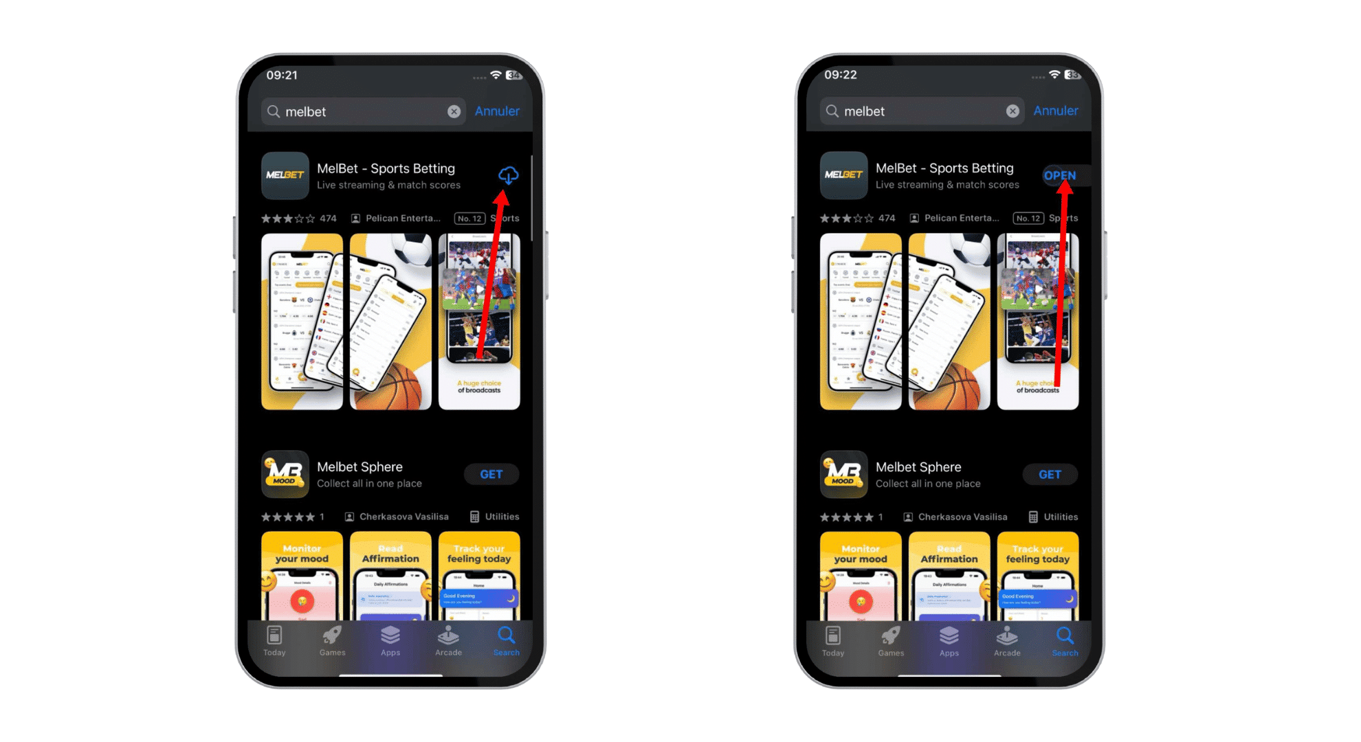 melbet ios