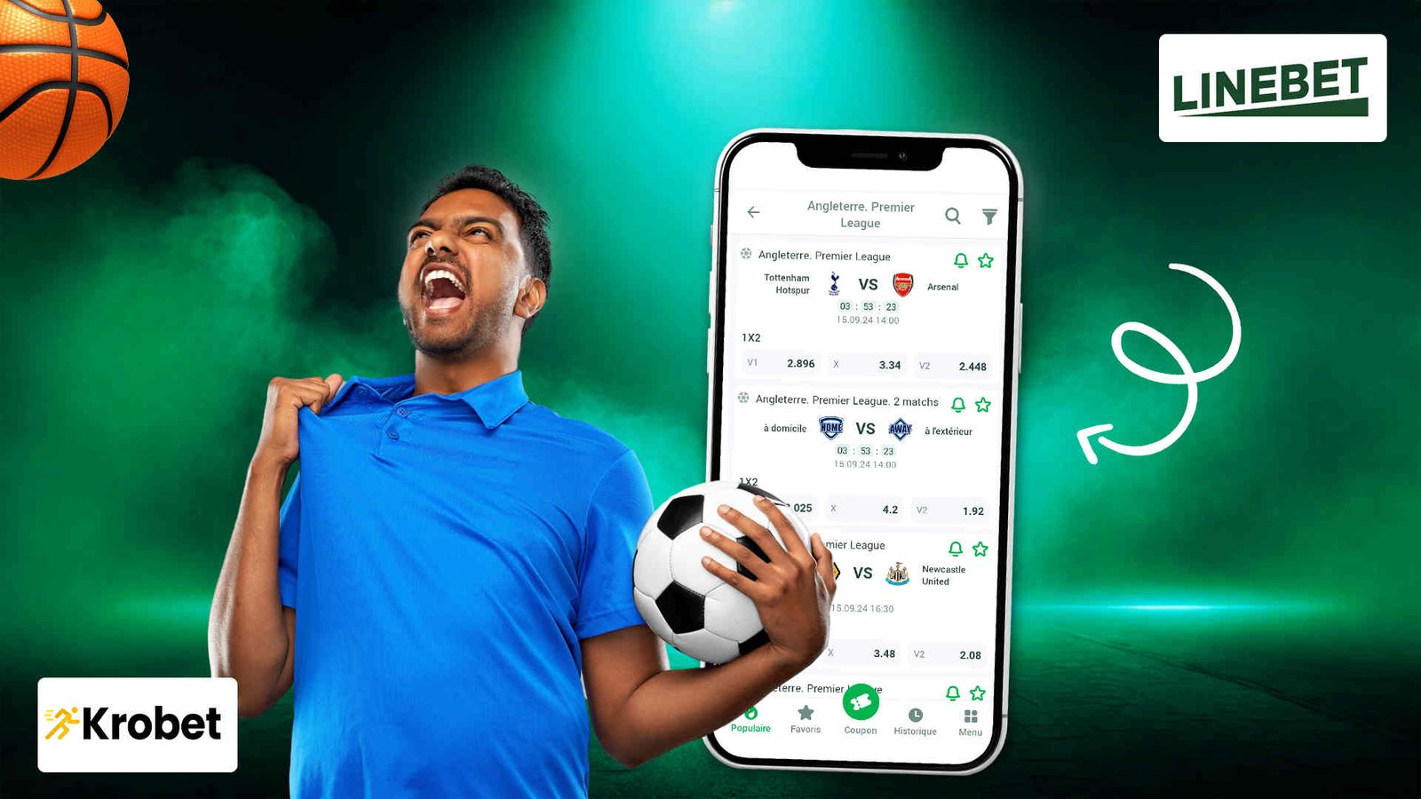 Comment parier sur Linebet APK