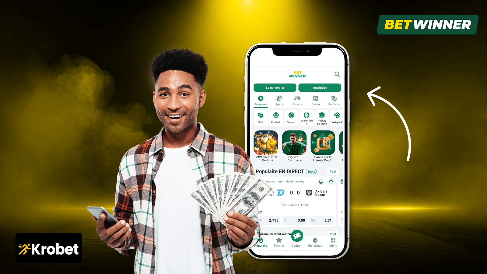 code promo betwinner