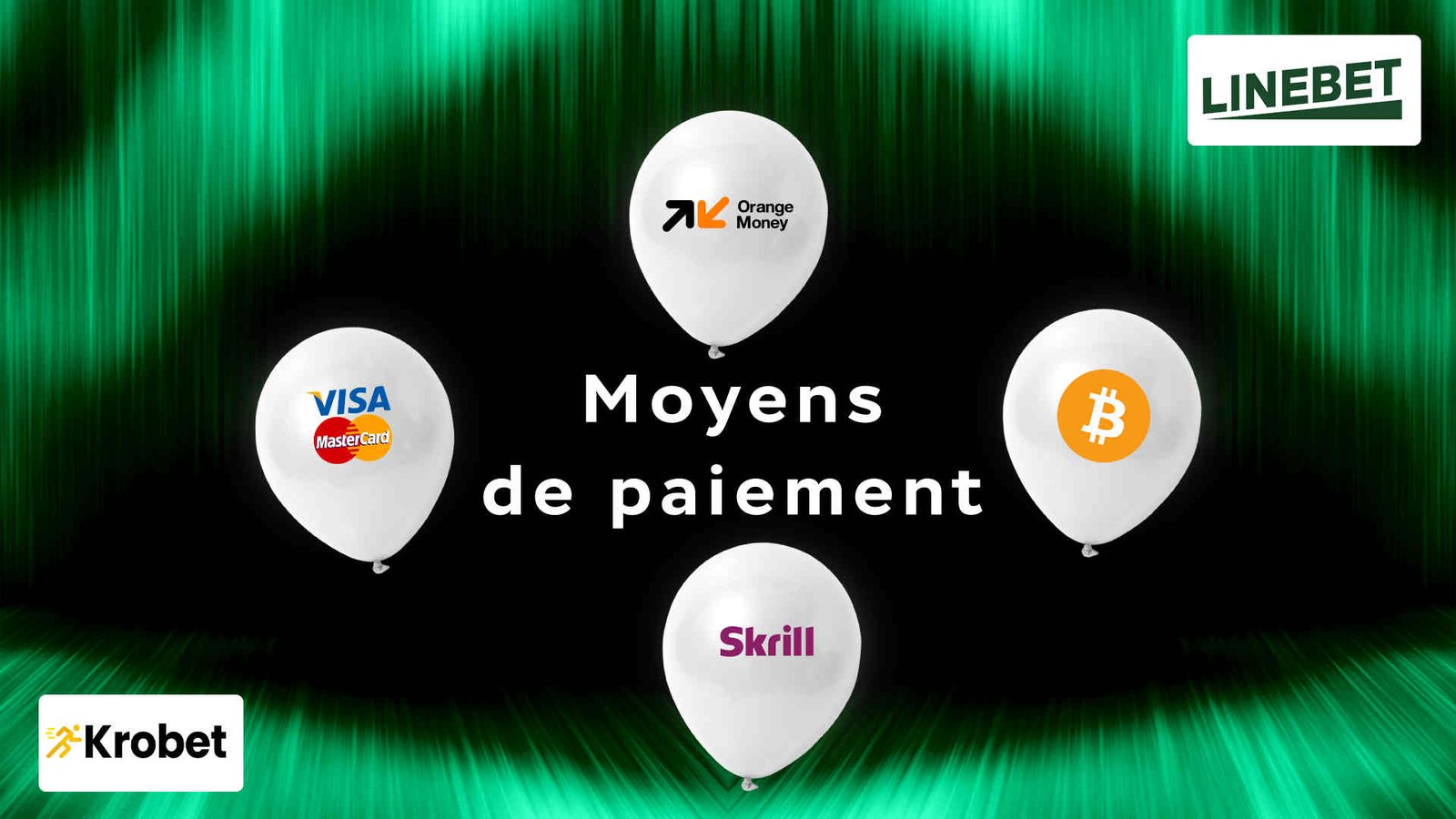 Les moyens de paiement sur Linebet ios