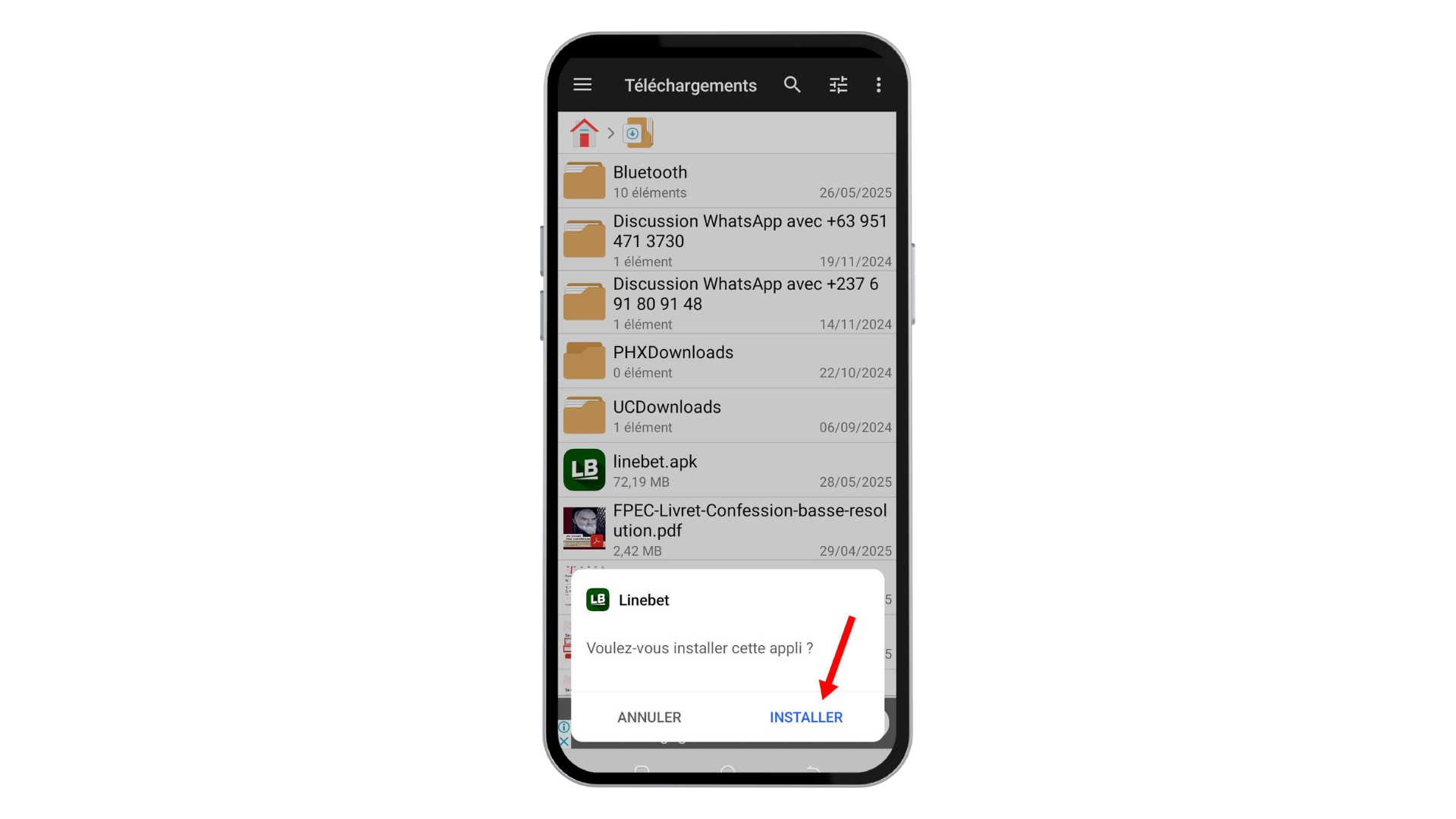 installer linebet apk