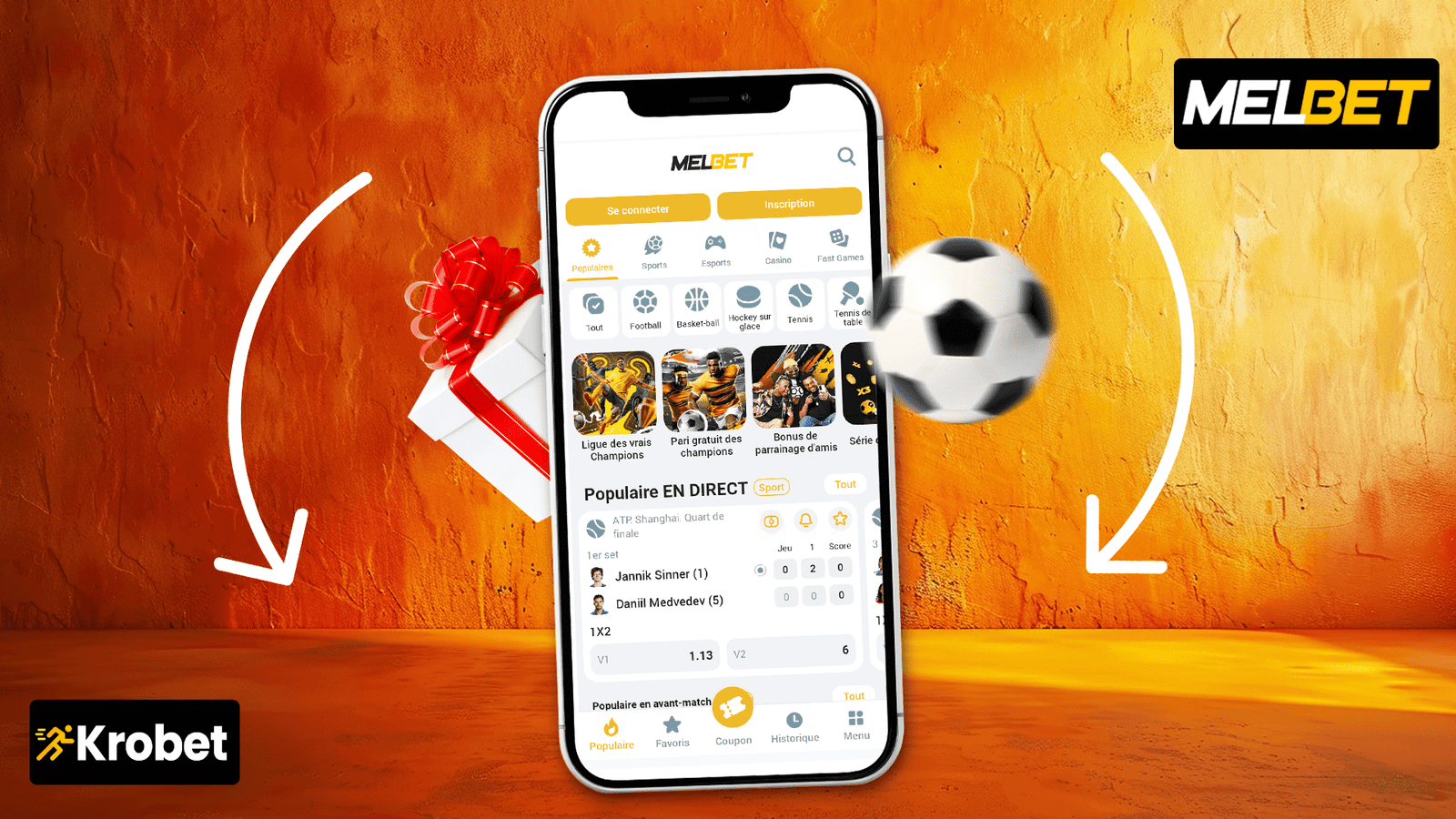 Comment jouer avec le bonus Melbet