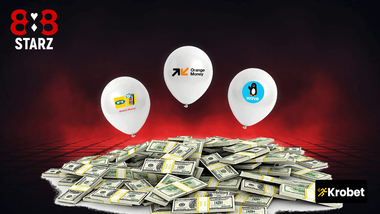 888Starz : Comment retirer vos gains via Mobile Money