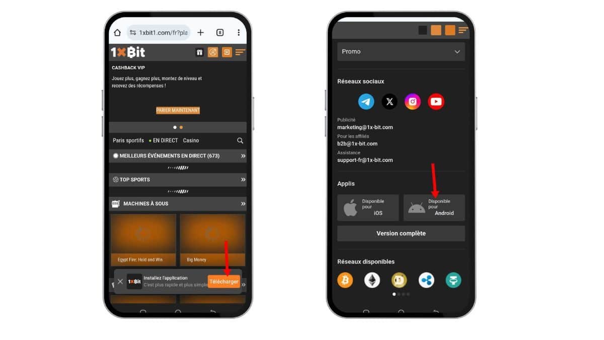 1xbit apk